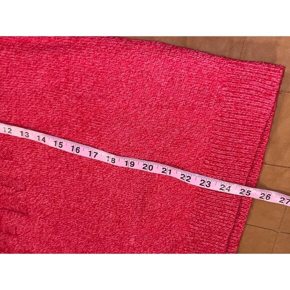 Sundance Red Cable Knit Turtleneck Long Sleeves Pullover Women's Sweater M - Picture 7 of 8